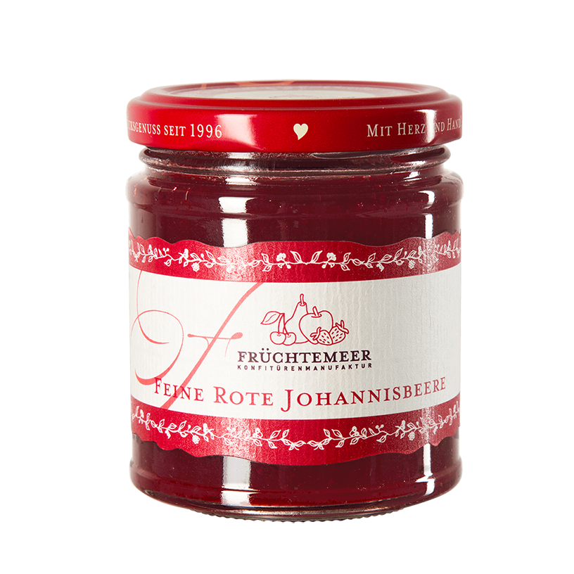 Feine Rote Johannisbeere Fruchtaufstrich (ohne Kerne)