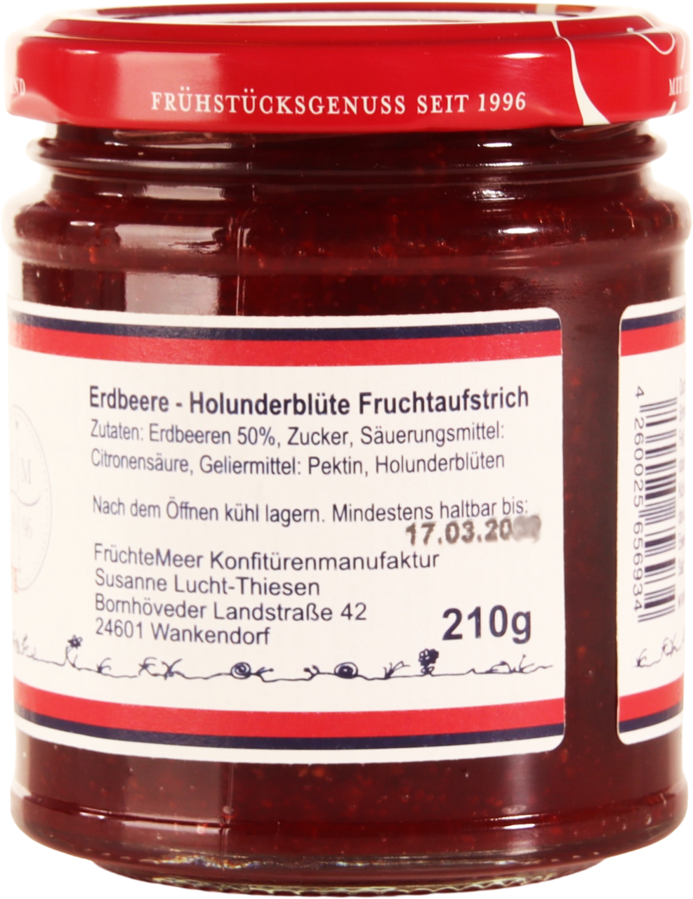 Erdbeere - Holunderblüte Fruchtaufstrich