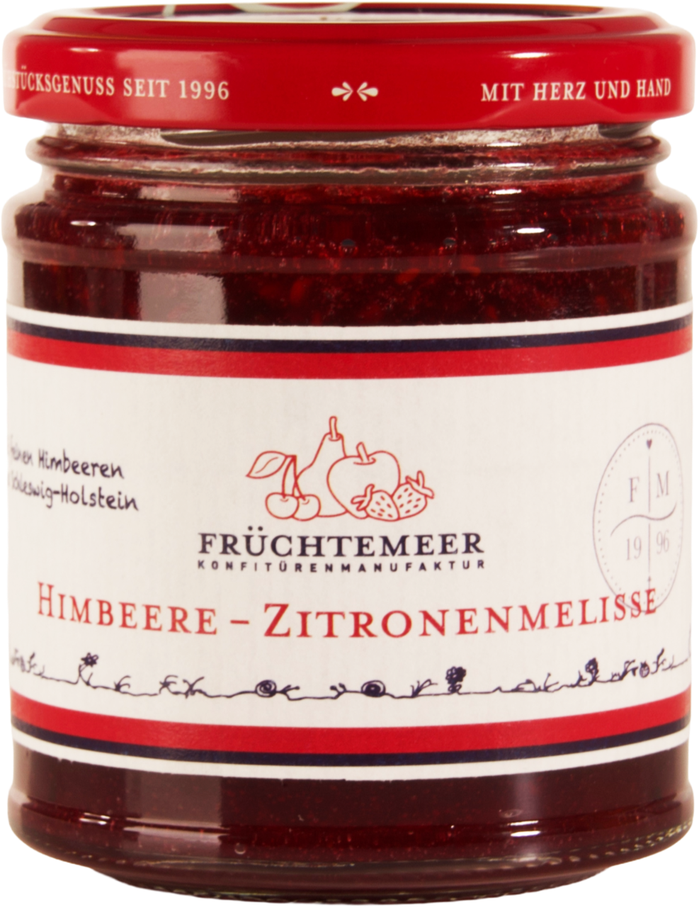 Himbeere - Zitronenmelisse Fruchtaufstrich