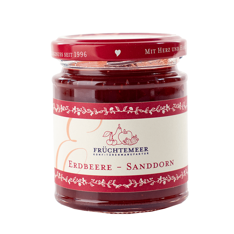 Erdbeere - Sanddorn  Fruchtaufstrich