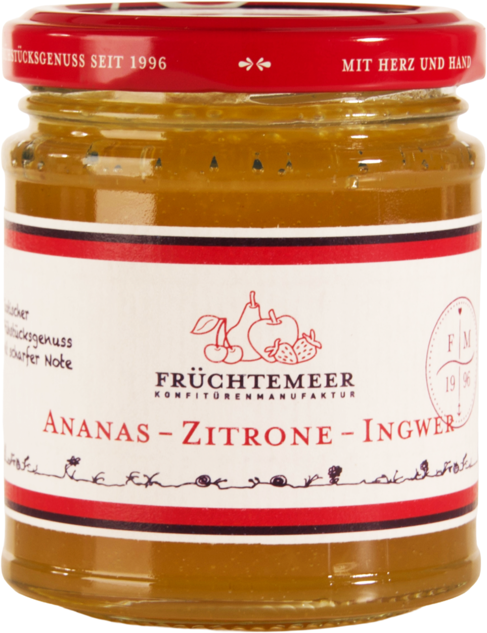 Ananas - Zitrone - Ingwer Fruchtaufstrich