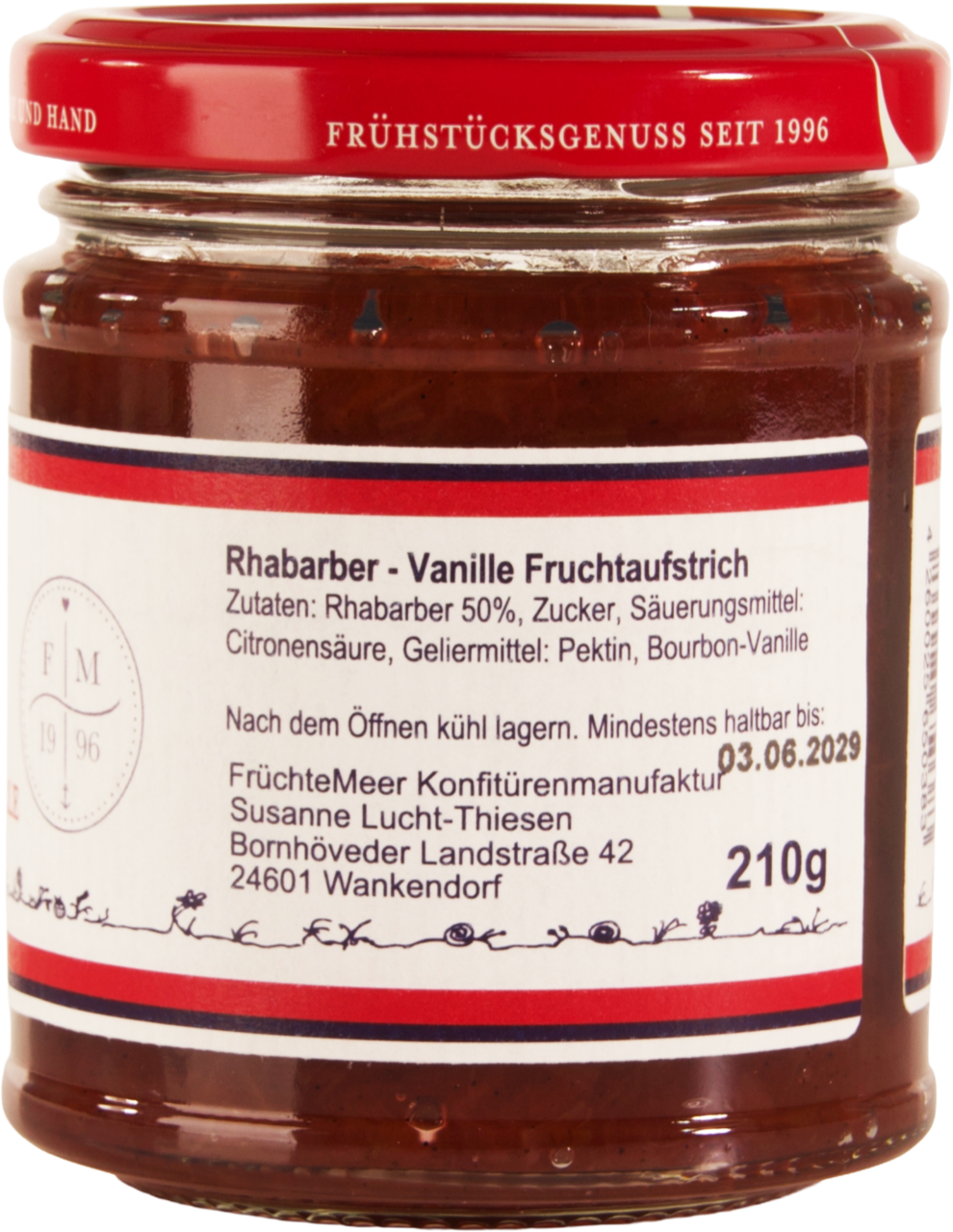 Rhabarber - Vanille Fruchtaufstrich