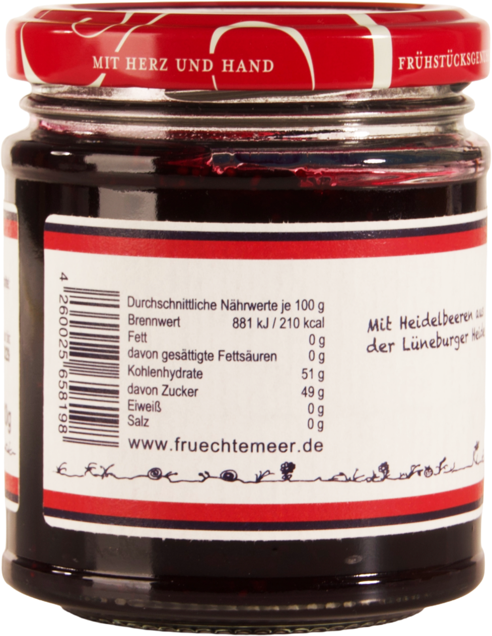 Heidelbeere Fruchtaufstrich
