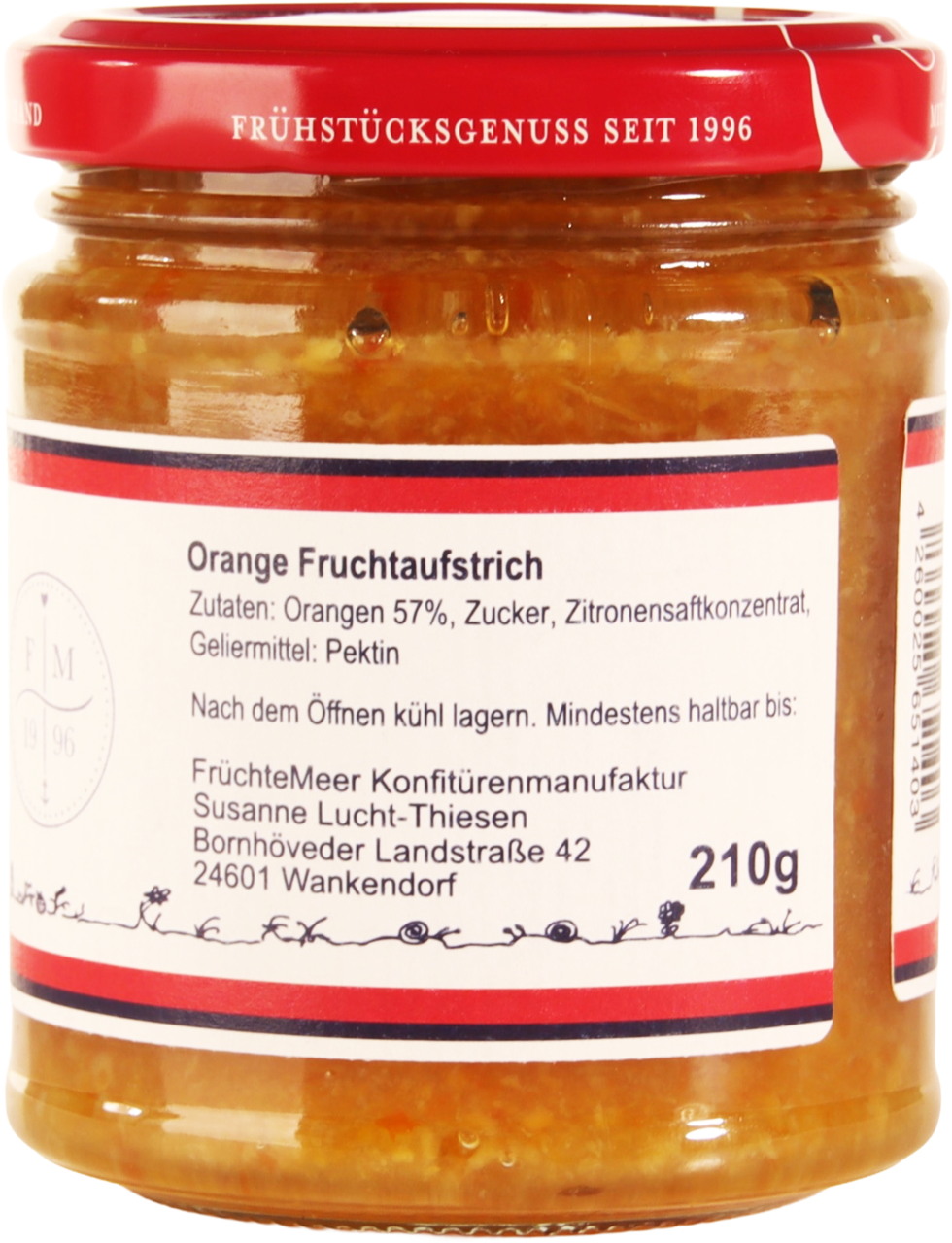 Orange Fruchtaufstrich