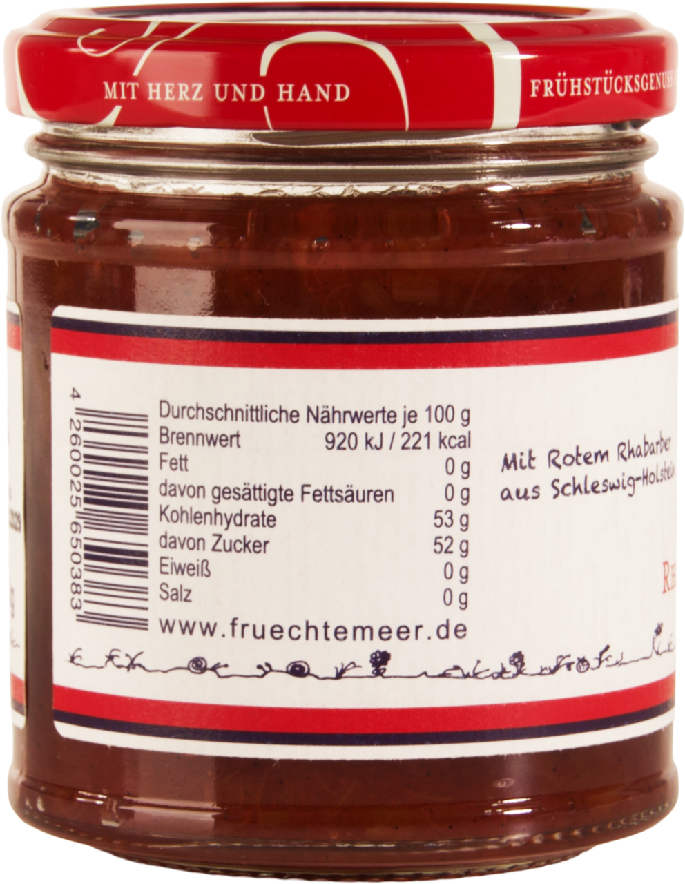 Rhabarber - Vanille Fruchtaufstrich