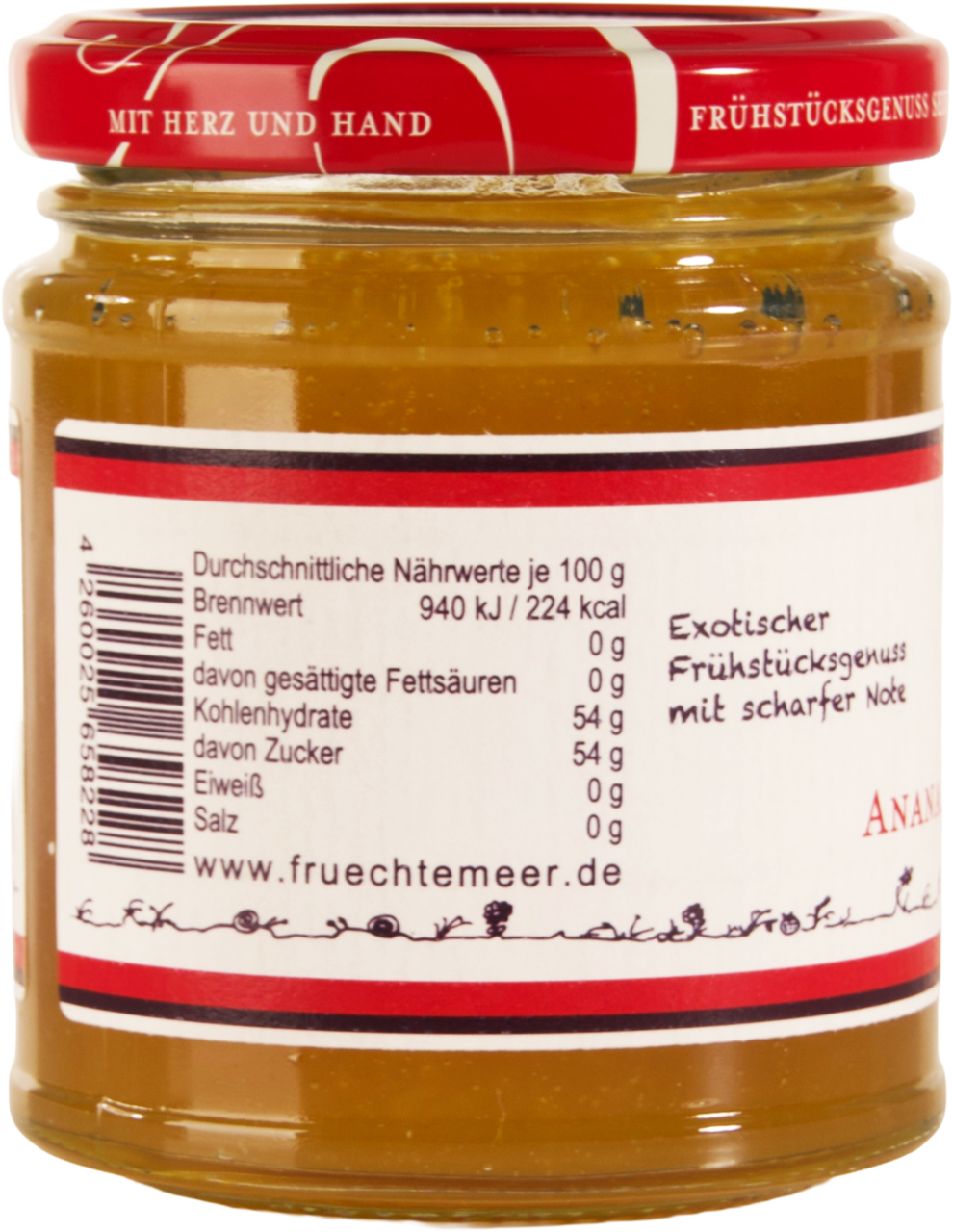 Ananas - Zitrone - Ingwer Fruchtaufstrich