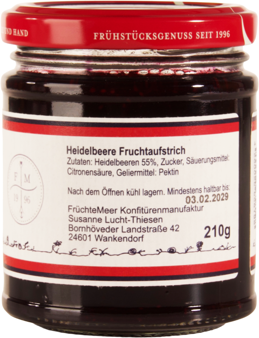 Heidelbeere Fruchtaufstrich
