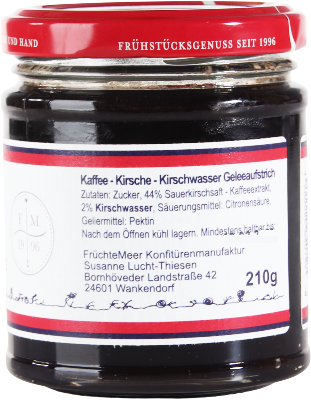 Kaffee - Kirsche Geleeaufstrich