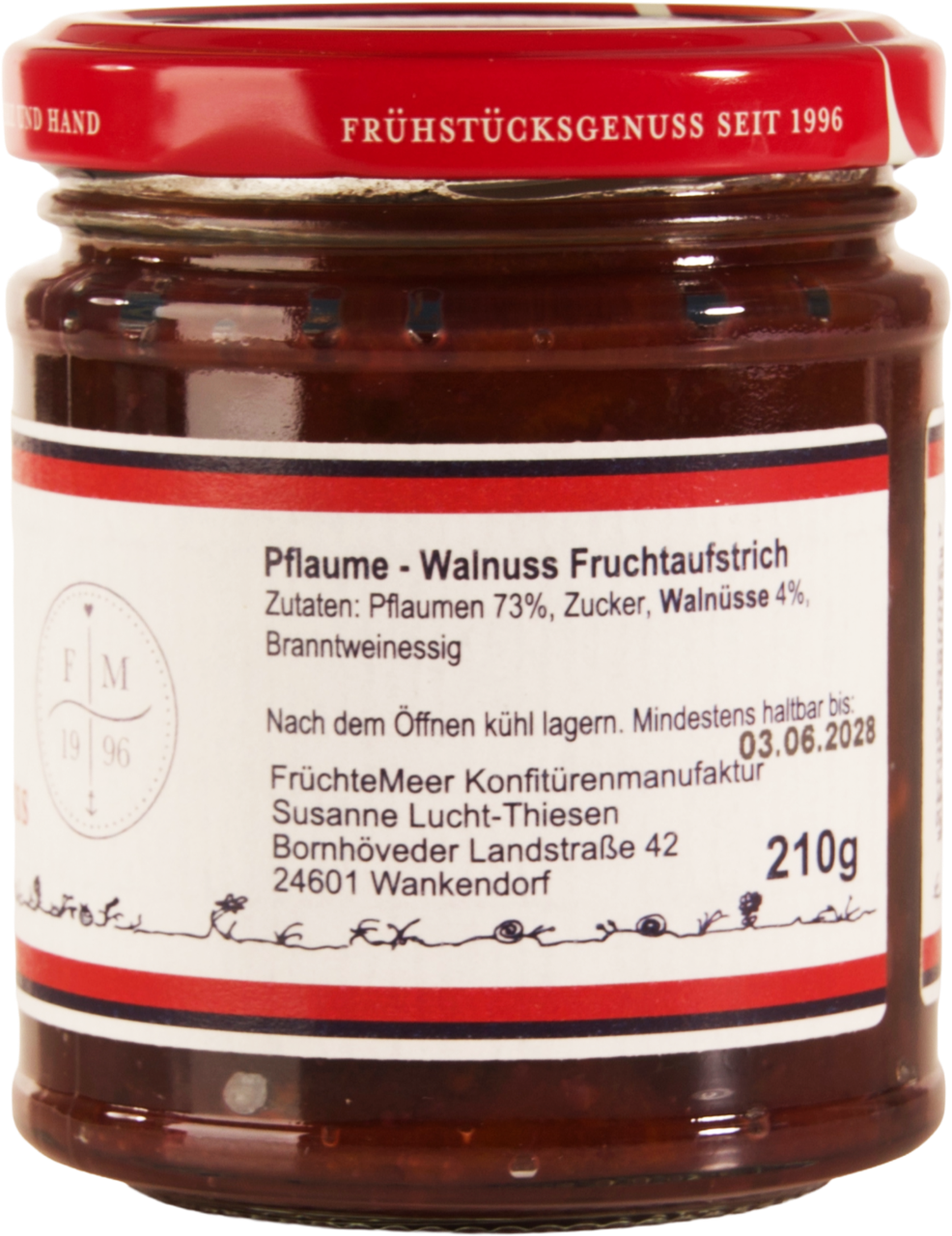 Pflaume - Walnuss Fruchtaufstrich
