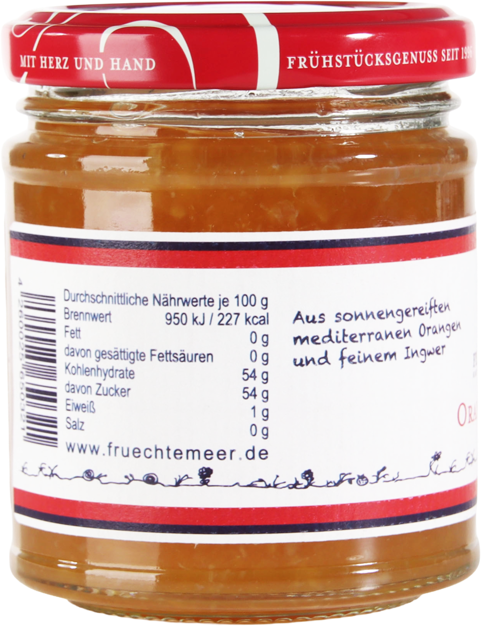 Orange - Ingwer Fruchtaufstrich