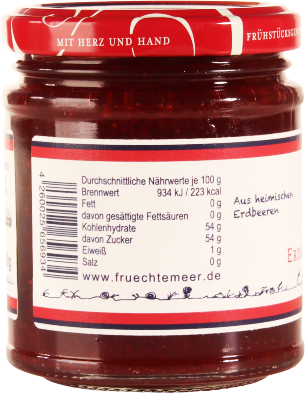 Erdbeere - Holunderblüte Fruchtaufstrich